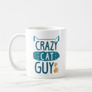 Crazy Cat Guy Kaffemugg