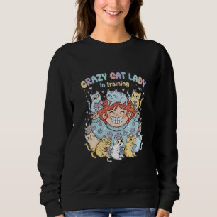 Crazy Cat Lady i utbildning-tröja T Shirt