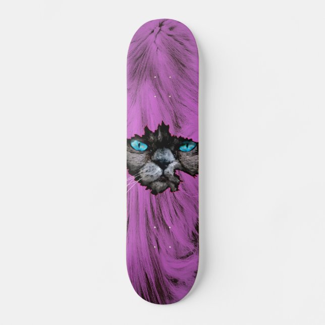 Crazy Cat Mini Skateboard Bräda 18,5 Cm (Framsida)