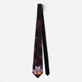 Crazy Cat Taco Pizza Space Tie Slips