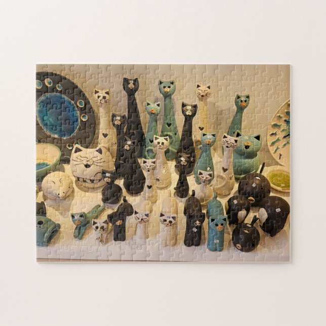 Crazy Cats Puzzle Pussel (Horisontell)