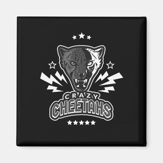 Crazy Cheetahs Magnet (Framsidan)