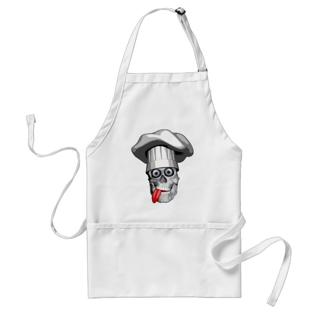 Crazy Chef Skull Förkläde (Framsidan)