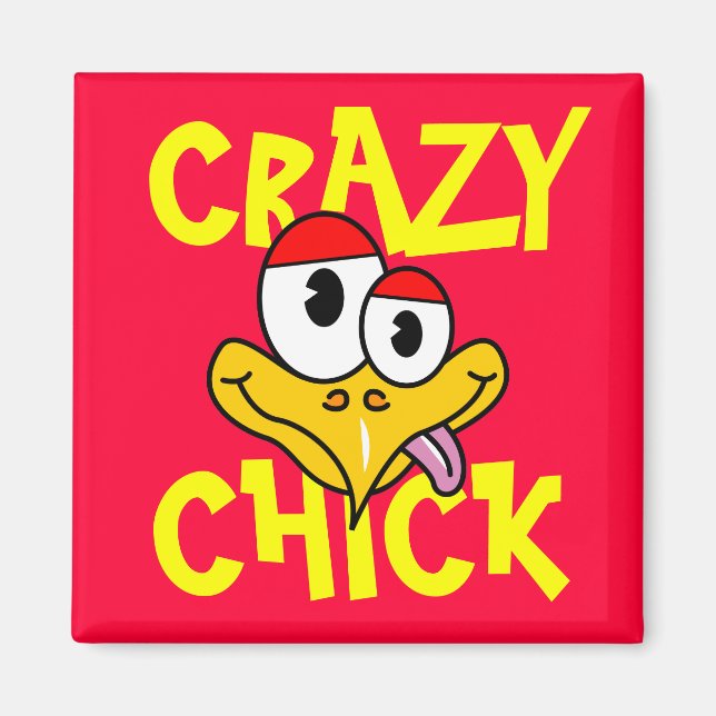 Crazy Chick Magnet (Framsidan)