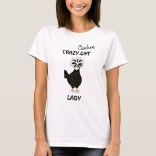 Crazy Chicken Dam Humor T Shirt