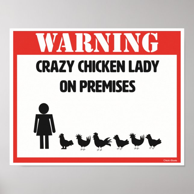 Crazy Chicken Dam Poster (Framsidan)