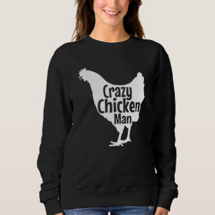 Crazy Chicken Man Best Chicken Farm Organic Grown T Shirt