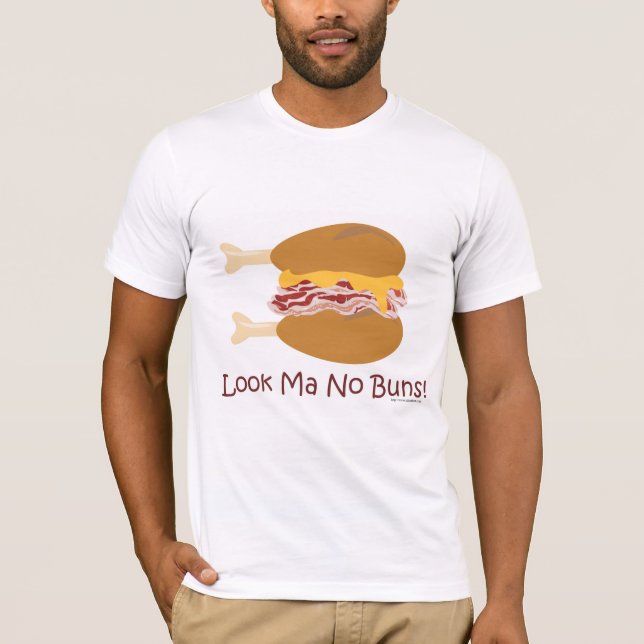 Crazy Chicken Sandwich Tee Shirt (Framsida)