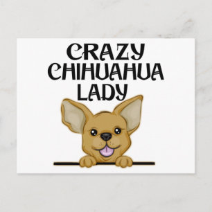 Crazy Chihuahua Dam Vykort