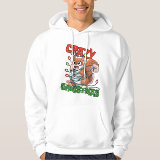 Crazy Christmas: Frustrated Squirrel Hoodie