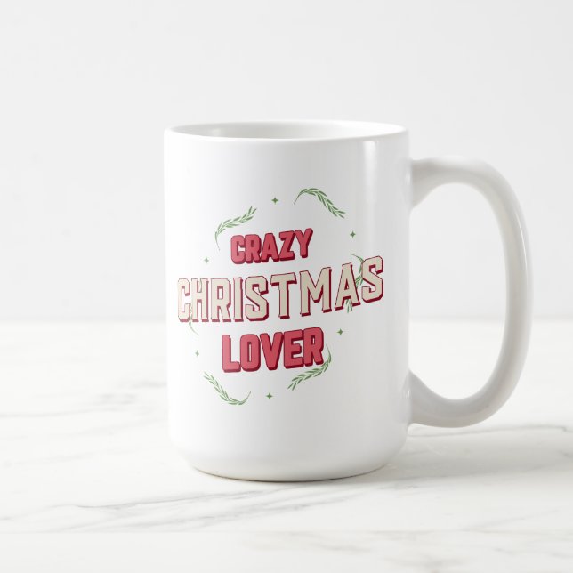 Crazy Christmas Lover Kaffemugg (Höger)