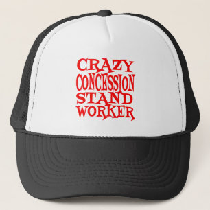 Crazy Concession stand Worker Truckerkeps