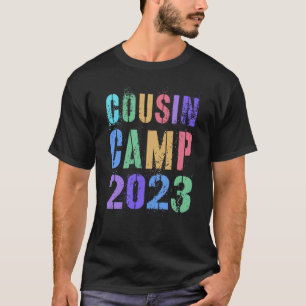 Crazy COUSIN CAMP Grandma Grandpa Sleepaway Sign A T Shirt