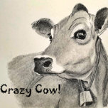 Crazy Cow Apron Förkläde<br><div class="desc">Crazy Cow! Apron. Originalteckningar av Maria Kemp.</div>