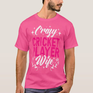 Crazy Cricket Player Makfe England Cricket Team T Shirt