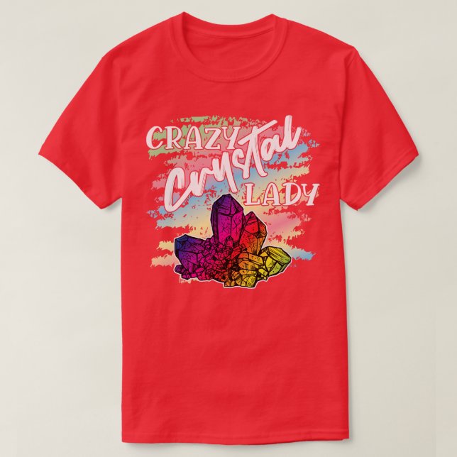 Crazy Crystal Dam 1 T Shirt (Design framsida)
