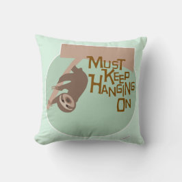 Crazy Cute Häng på Tecknad Sloth Design Kudde