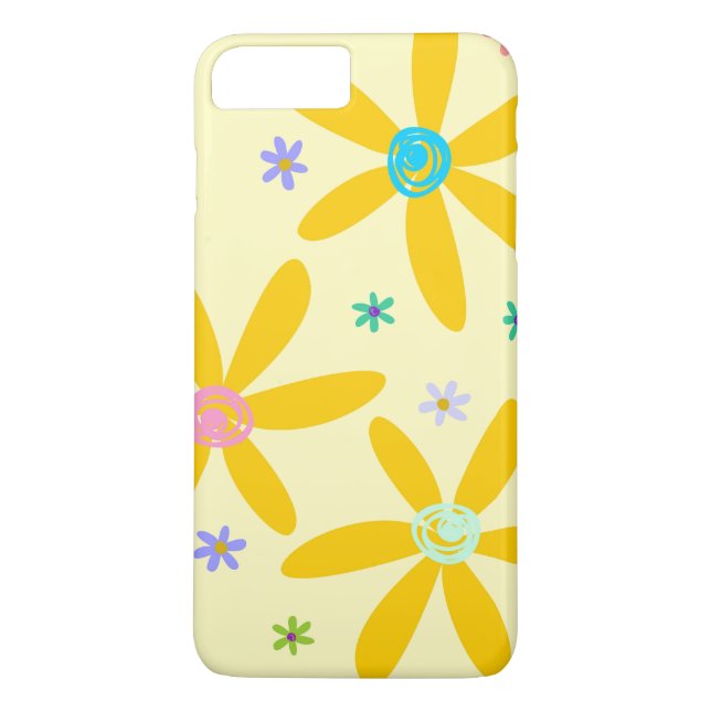 Crazy Daisy Case-Mate iPhone Skal (Baksida)