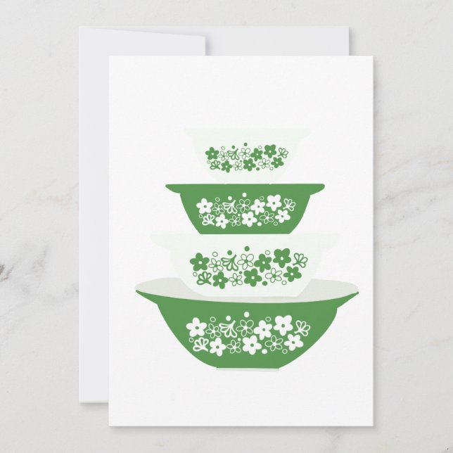 Crazy Daisy Pyrex Tack Kort (Framsida)