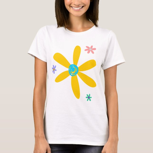 Crazy Daisy T-shirt (Framsida)