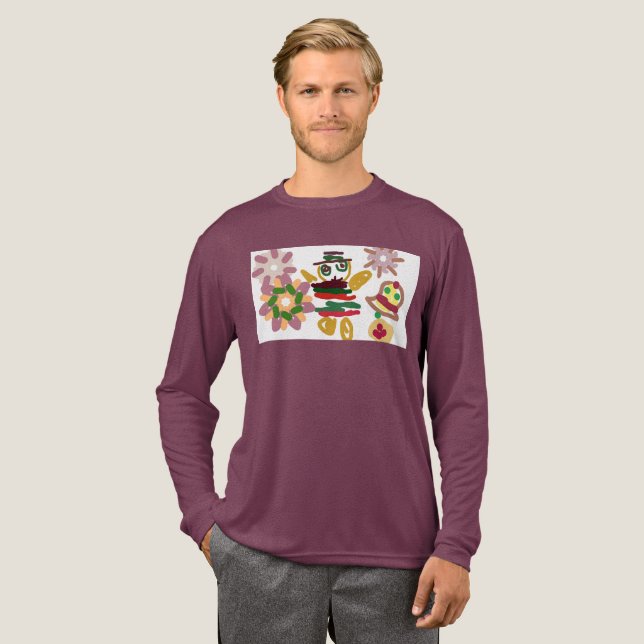 Crazy dance gingerbread   t shirt (Hel framsida)