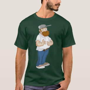 Crazy Dave Plants vs Zombies rolig T Shirt