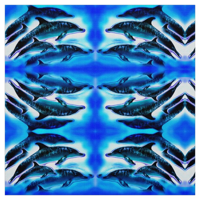 Crazy Delphins Tyg (Provkarta)