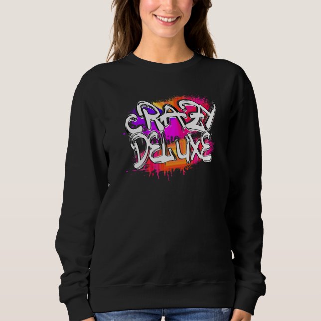 Crazy Deluxe Graffiti T Shirt (Framsida)