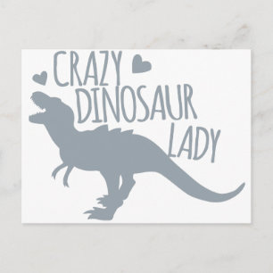 Crazy Dinosaur Dam Vykort