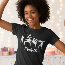 Crazy disco psychedelic techno dancers t shirt