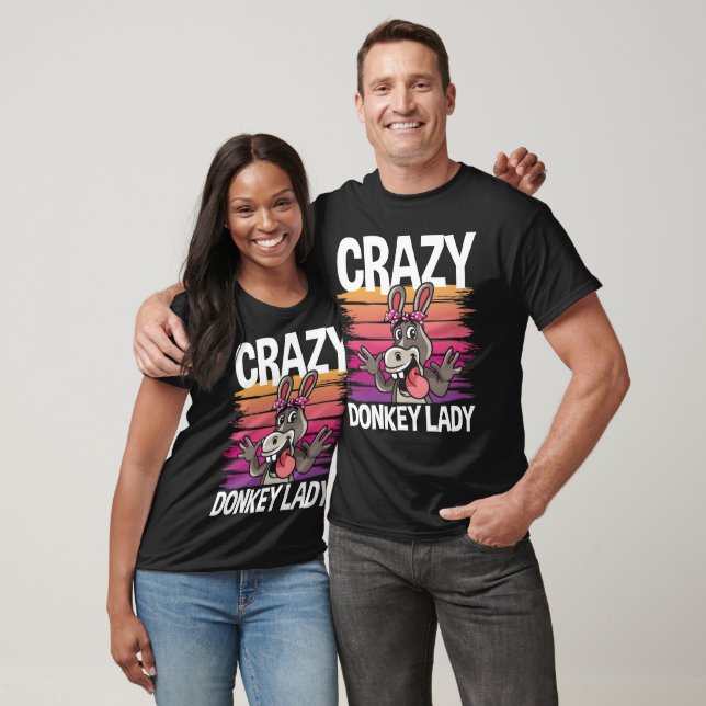 Crazy Donkey Dam T Shirt (Unisex)