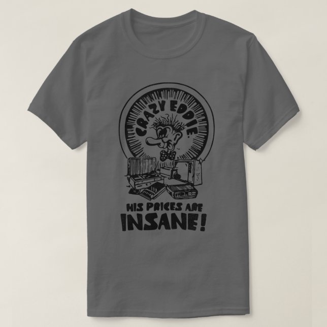 Crazy Eddie är Inš T Shirt (Design framsida)