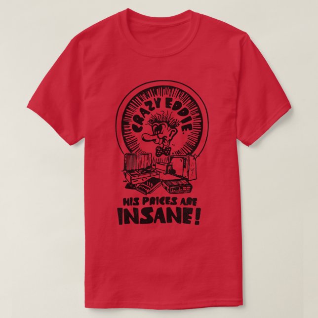 Crazy Eddie är Inš T Shirt (Design framsida)