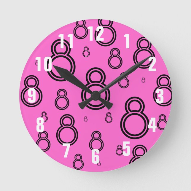 CRAZY EIGHTS klocka (Framsida)