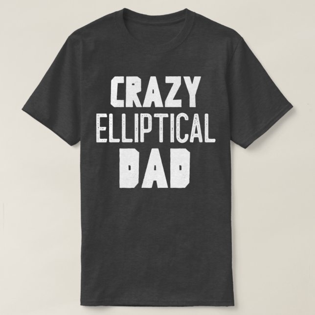 Crazy Elliptical Pappa T Shirt (Design framsida)