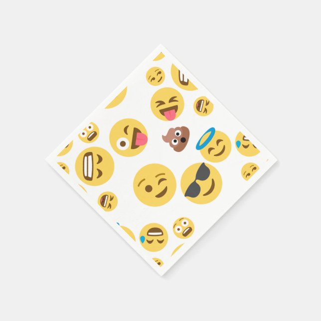 Crazy Emojis Pappersservett (Hörn)