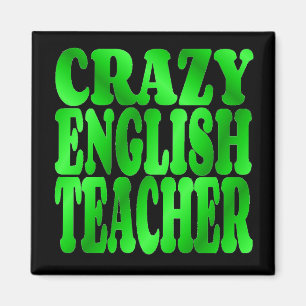 Crazy English Teacher i Grönt Magnet