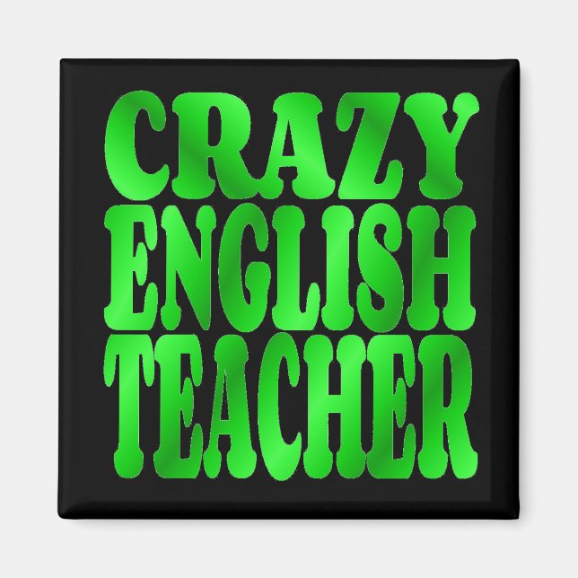Crazy English Teacher i Grönt Magnet (Framsidan)