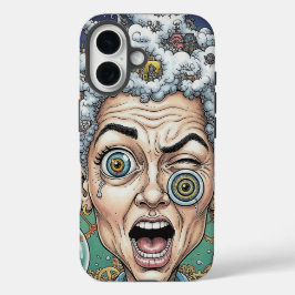 Crazy Expression Caricature Phone Case-Unique Art