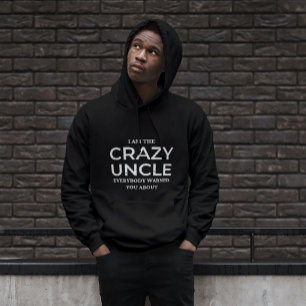 Crazy farbror hoodie