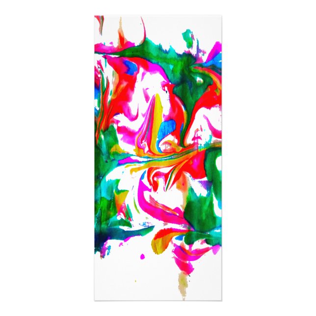 Crazy färg reklamkort (Framsidan)