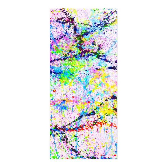 Crazy färg reklamkort (Framsidan)