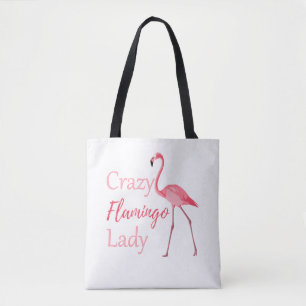 Crazy Flamingo Dam Funny Flamingo Tygkasse