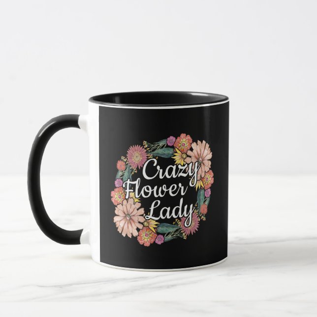 Crazy Flower Dam - Zinnia Gardener Mugg (Vänster)