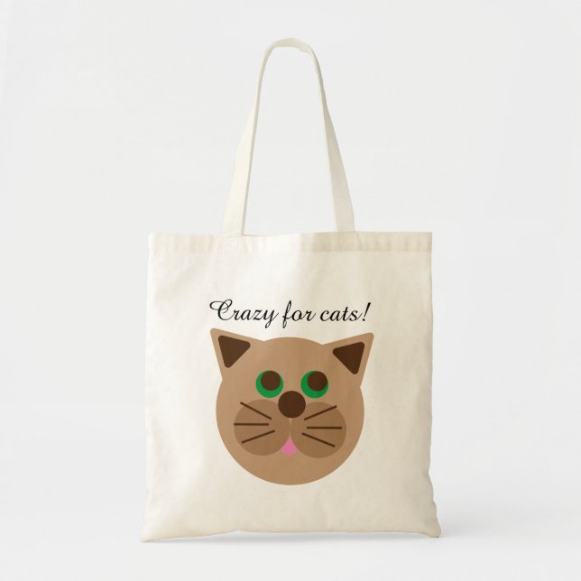 Crazy for Cats Tygkasse (Framsidan)
