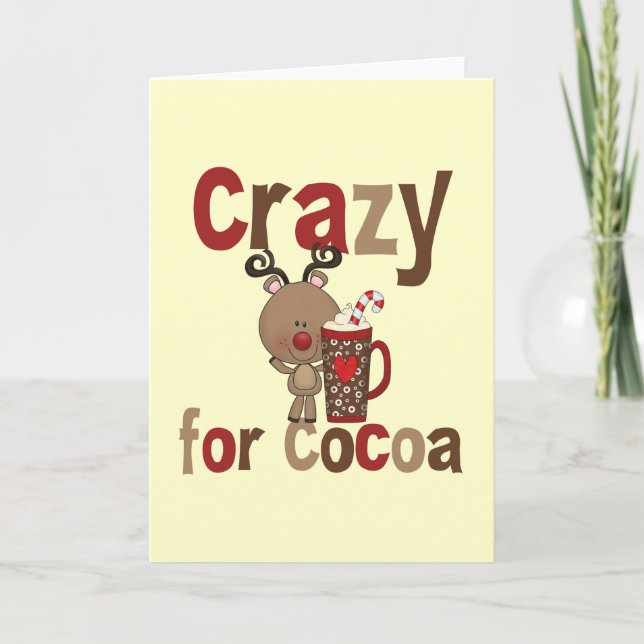 Crazy for Cocoa Helgkort (Framsida)