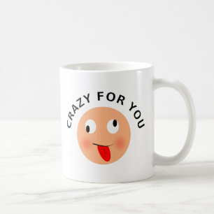 Crazy för dig kaffemugg