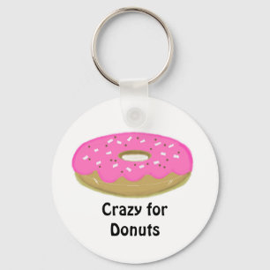 Crazy for Donuts Nyckelring