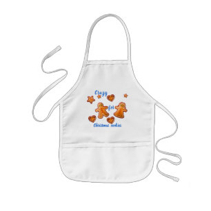 Crazy för julkakor Apron- Barnförkläde