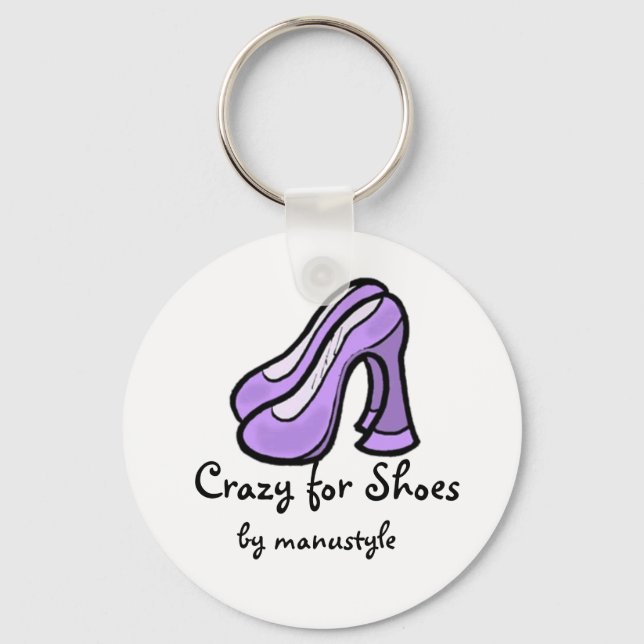 Crazy for Shoes-nyckelkedja Nyckelring (Framsida)